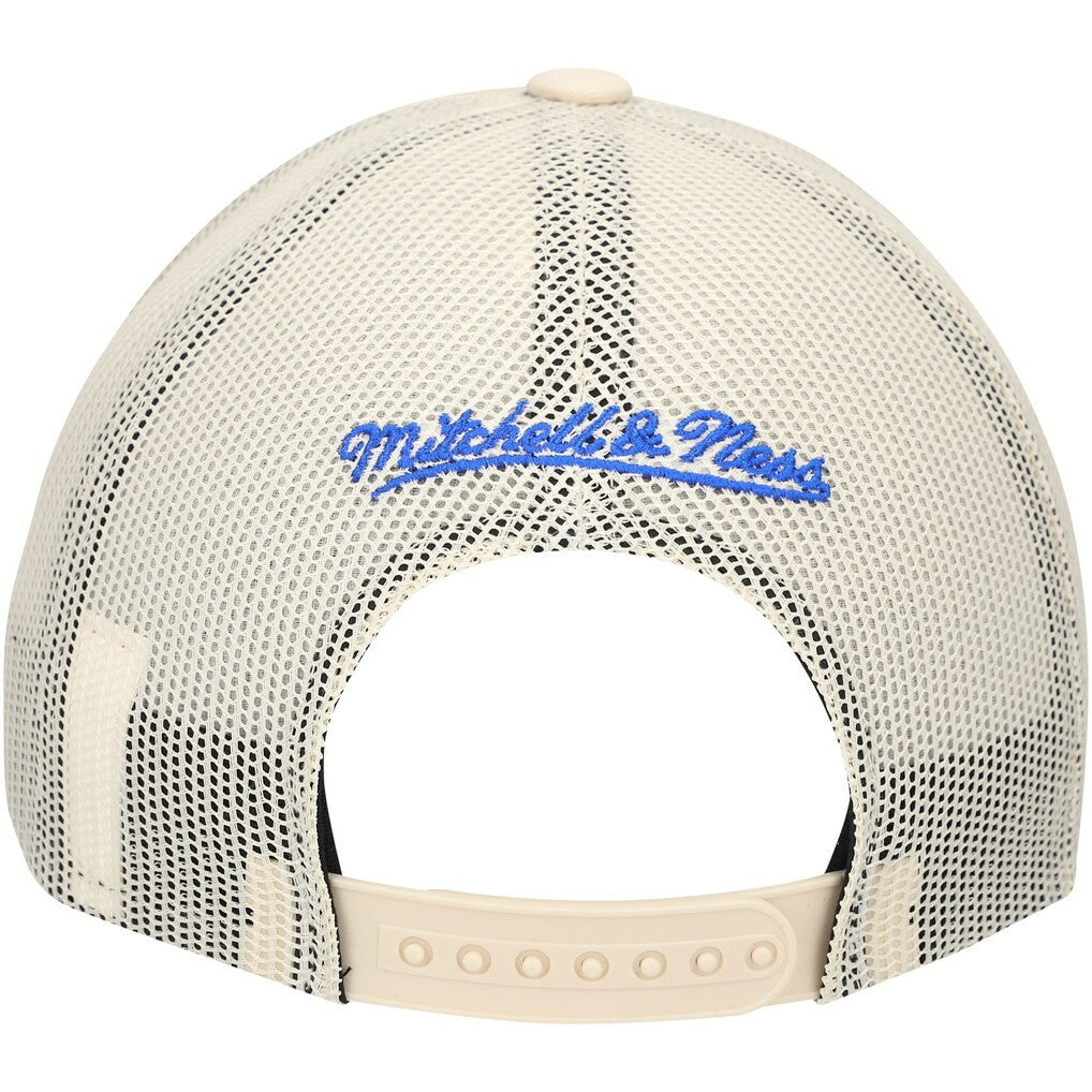 Cream Dallas Mavericks Trucker Adjustable Hat sale | NBA