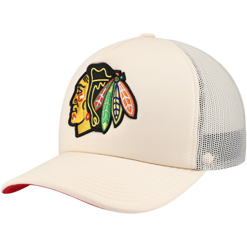 Chicago Blackhawks Mitchell & Ness Foam Front Trucker Adjustable Hat -  NHL Hats