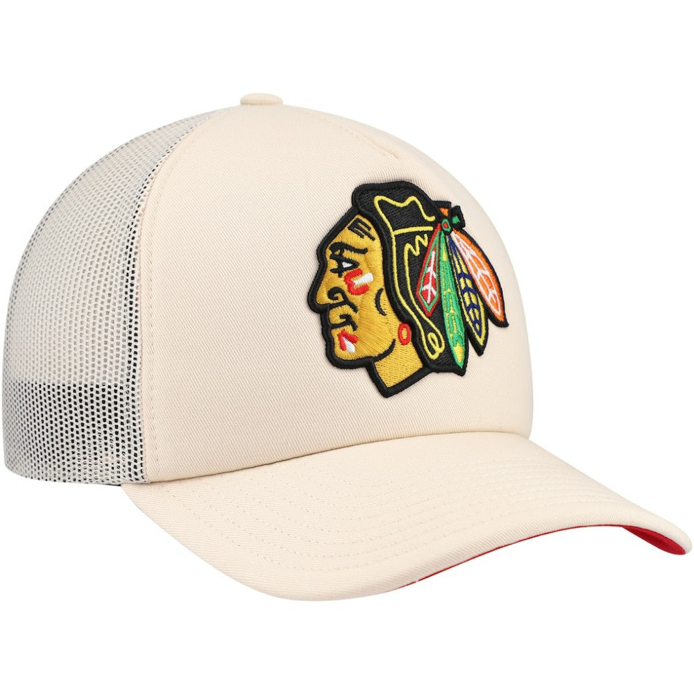 Chicago Blackhawks Mitchell & Ness Foam Front Trucker Adjustable Hat -  NHL Hats