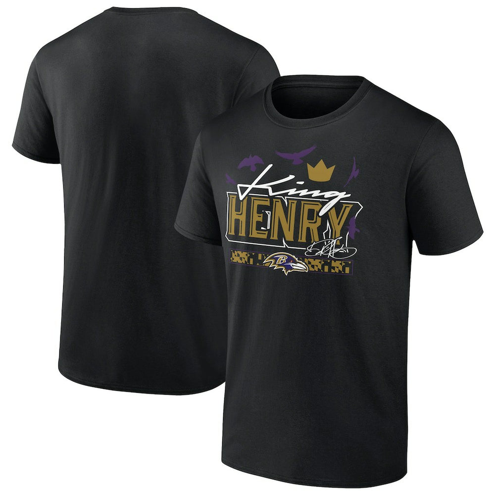 Baltimore Ravens Derrick Henry  King Henry's Crown T-Shirt | NFL New