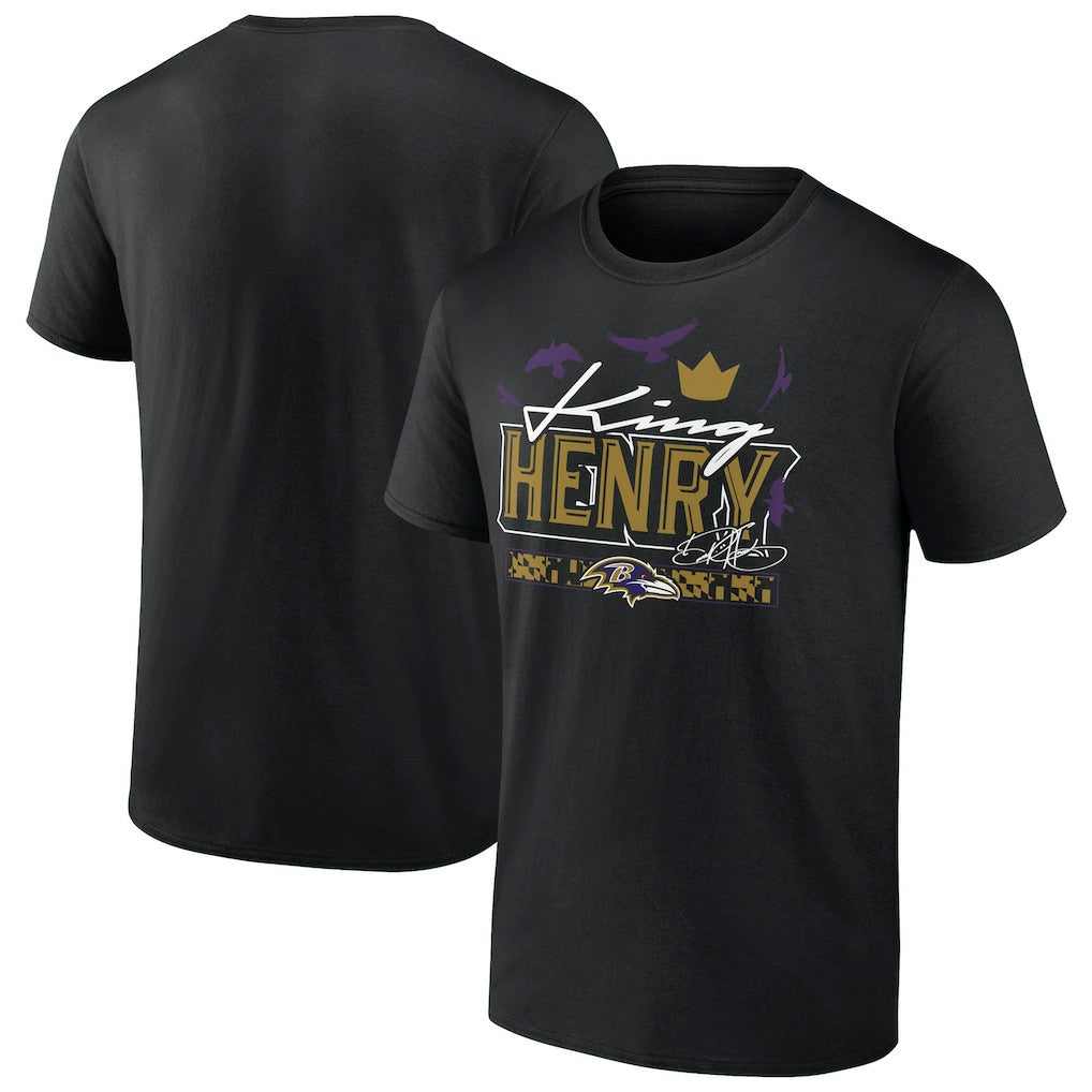 Baltimore Ravens Derrick Henry  King Henry's Crown T-Shirt | NFL New