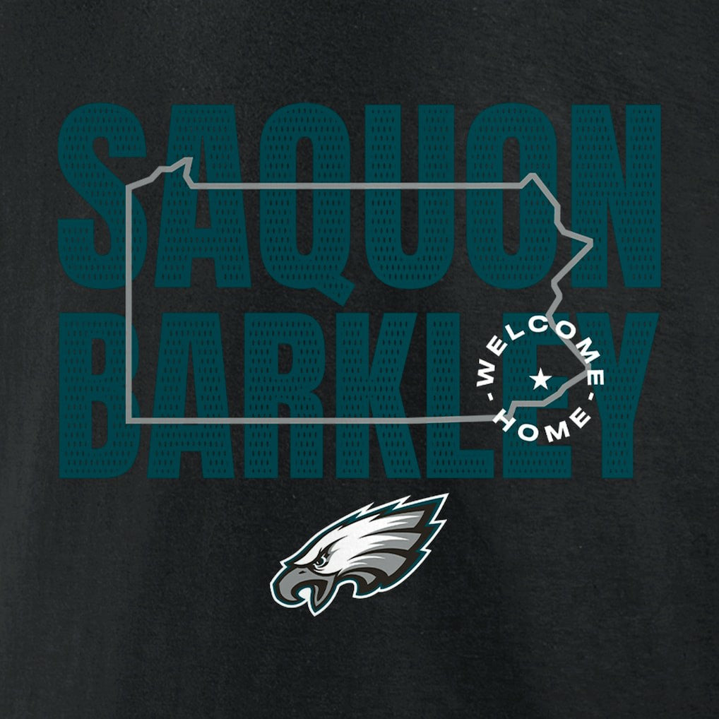 Philadelphia Eagles Saquon Barkley  Welcome Home T-Shirt | NFL New