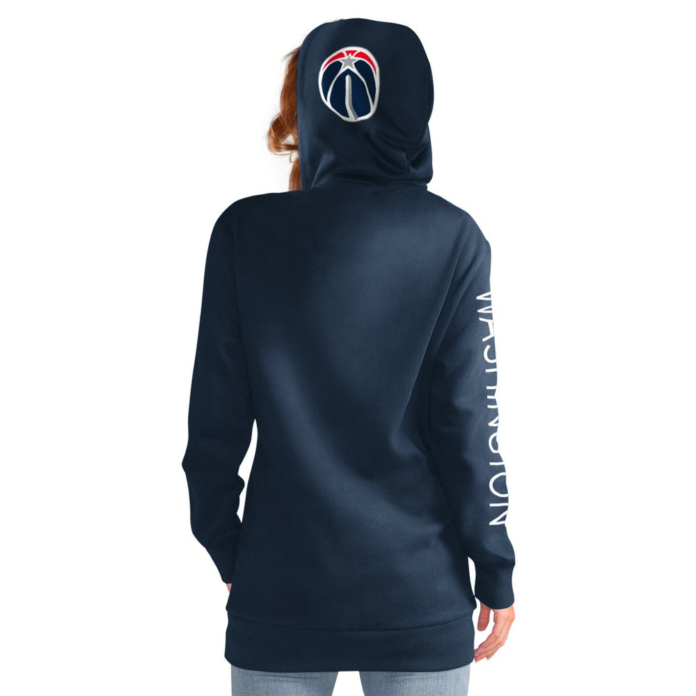 Navy Washington Wizards G-III 4Her by Carl Banks Women's Base Coach Pullover Hoodie | NBA