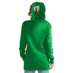 Kelly Green Boston Celtics G-III 4Her by Carl Banks Women's Base Coach Pullover Hoodie | NBA