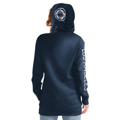 Navy LA Clippers G-III 4Her by Carl Banks Women's Base Coach Pullover Hoodie | NBA