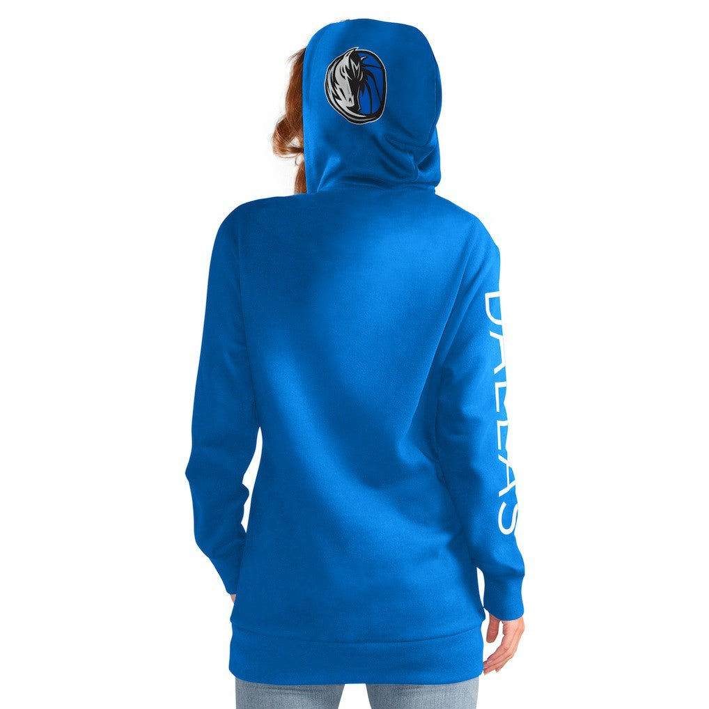 Blue Dallas Mavericks G-III 4Her by Carl Banks Women's Base Coach Pullover Hoodie sale | NBA
