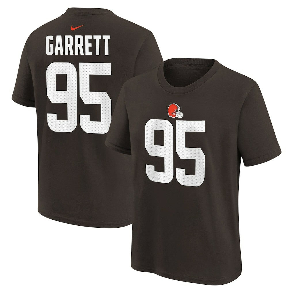 Cleveland Browns Myles Garrett  Youth Player Name & Number T-Shirt | NFL On sale