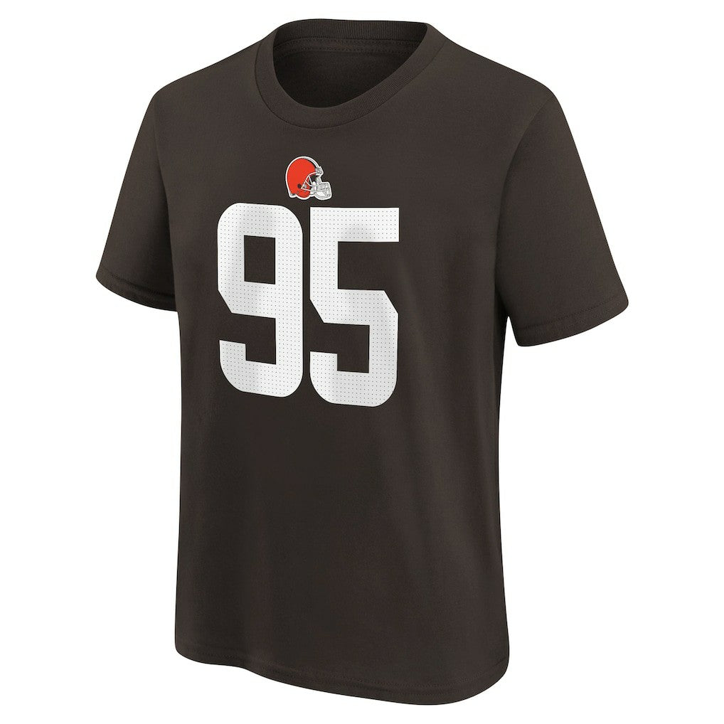 Cleveland Browns Myles Garrett  Youth Player Name & Number T-Shirt | NFL On sale