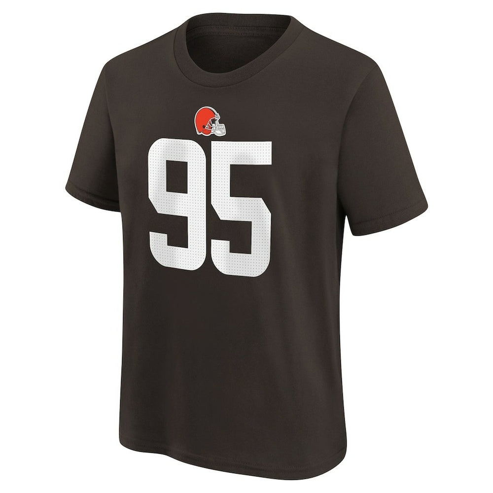 Cleveland Browns Myles Garrett  Youth Player Name & Number T-Shirt | NFL On sale