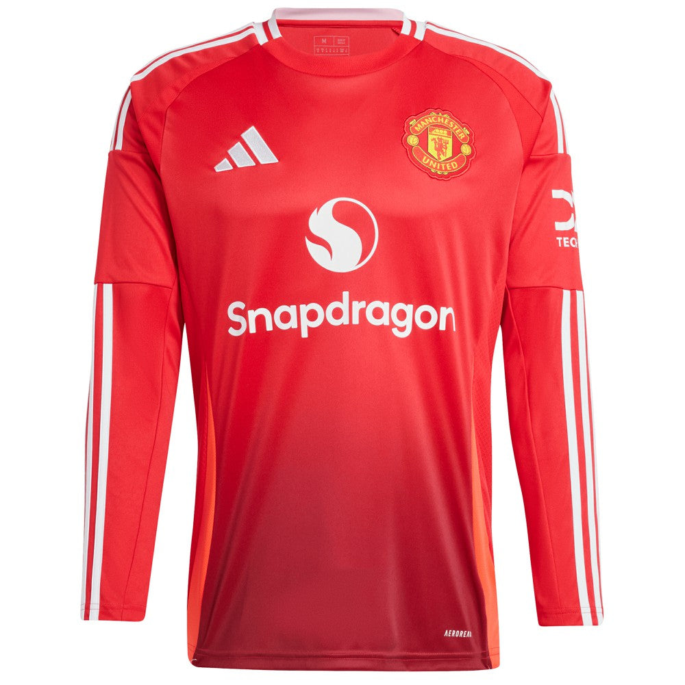 Manchester United 2024/25 Home Long Sleeve Replica Jersey