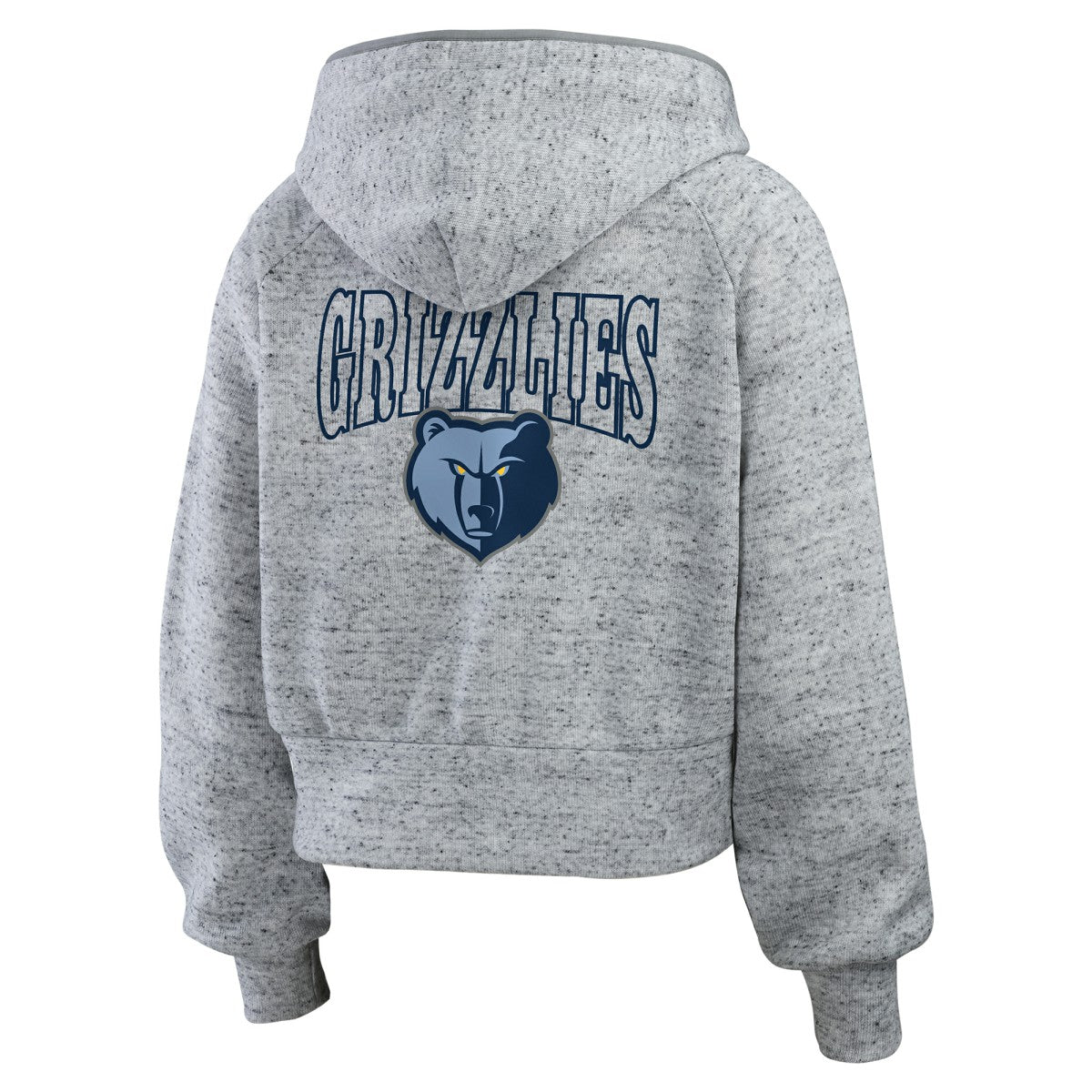 Heather Gray Memphis Grizzlies WEAR by Erin Andrews Women's Speckled Radiator Full-Zip Hoodie | NBA