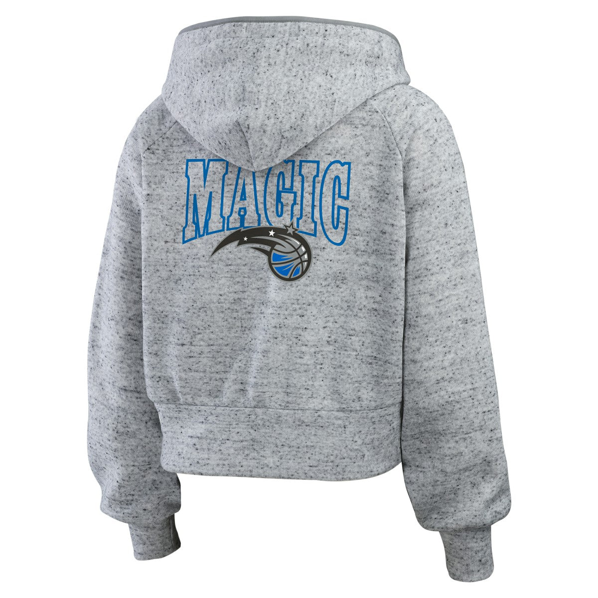 Heather Gray Orlando Magic WEAR by Erin Andrews Women's Speckled Radiator Full-Zip Hoodie | NBA