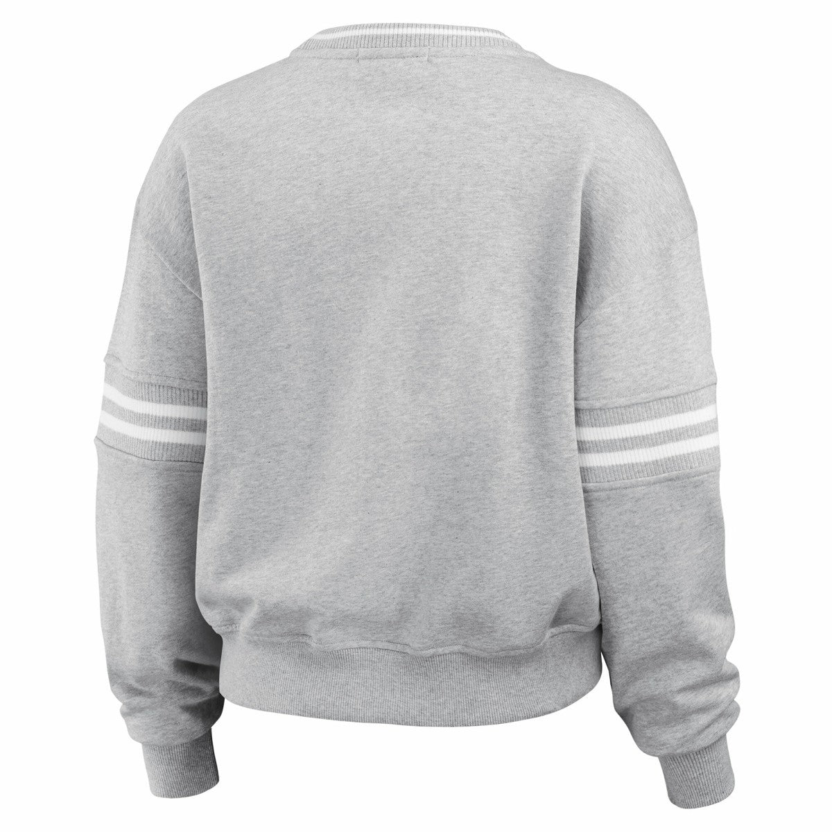 Heather Gray Phoenix Suns WEAR by Erin Andrews Women's French Terry Pullover Sweatshirt | NBA