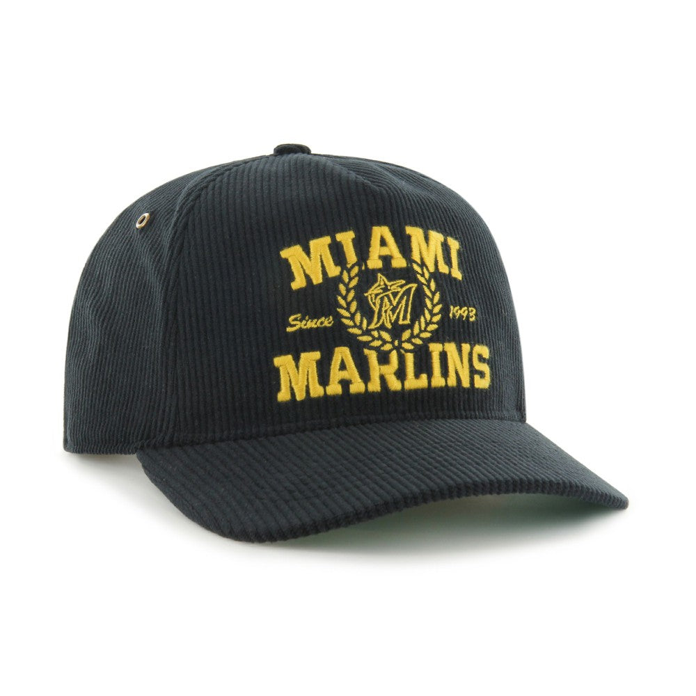 Miami Marlins '47 Laurus Corduroy Hitch Snapback Hat - MLB Hats