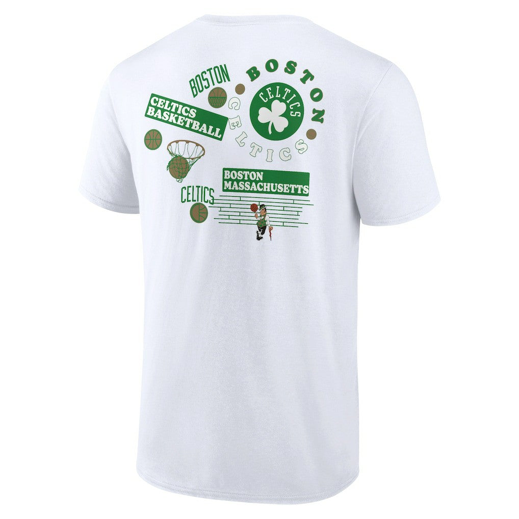 White Boston Celtics Street Collective T-Shirt | NBA