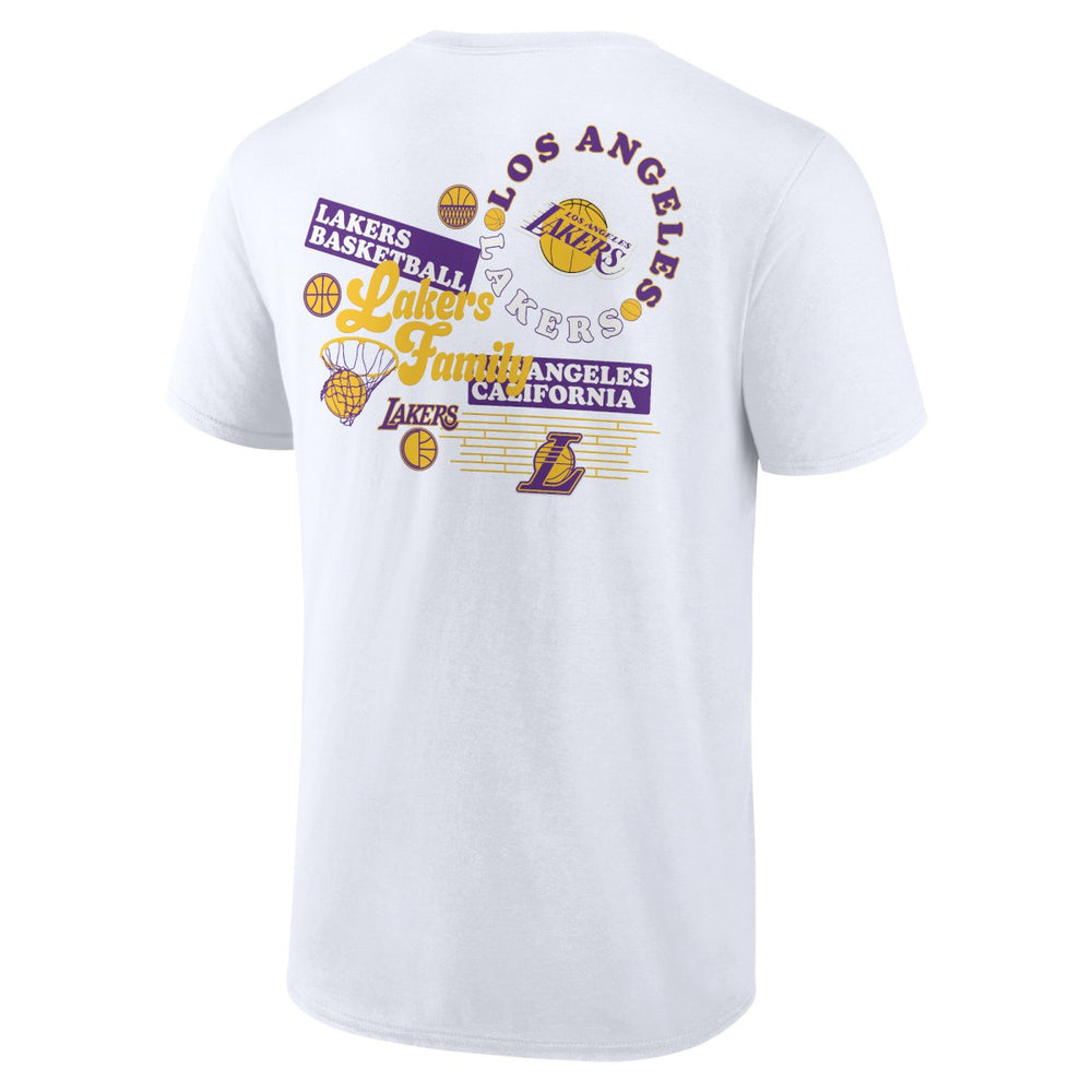White Los Angeles Lakers Street Collective T-Shirt | NBA