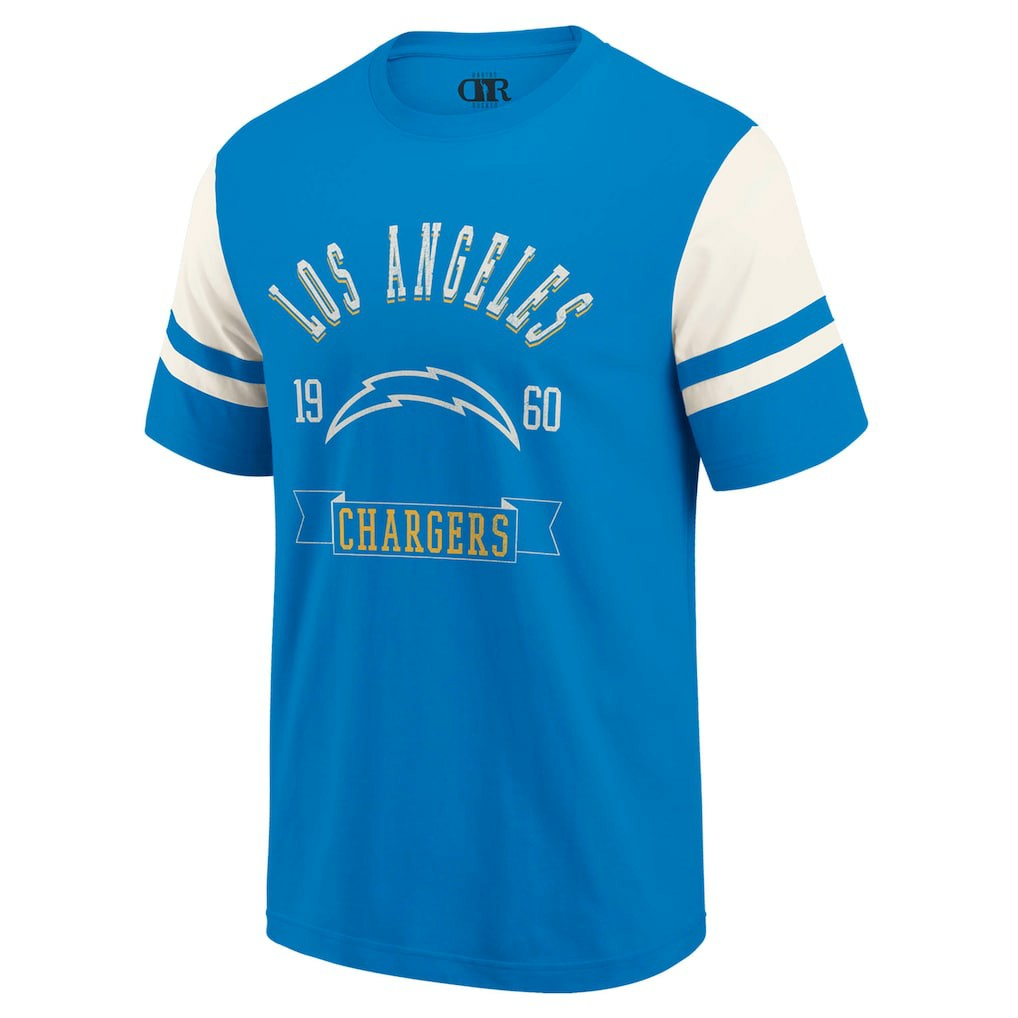 Los Angeles Chargers Darius Rucker Collection Football T-Shirt | NFL Hot