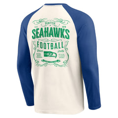 Seattle Seahawks Darius Rucker Collection Raglan Henley Long Sleeve T-Shirt | NFL US