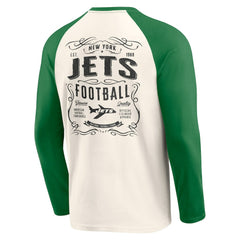 New York Jets Darius Rucker Collection Raglan Henley Long Sleeve T-Shirt | NFL On sale