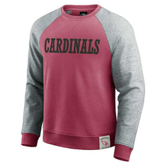 Arizona Cardinals Darius Rucker Collection Colorblock Pullover Sweatshirt | NFL Discount