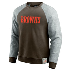 Cleveland Browns Darius Rucker Collection Colorblock Pullover Sweatshirt | NFL On sale