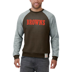 Cleveland Browns Darius Rucker Collection Colorblock Pullover Sweatshirt | NFL On sale