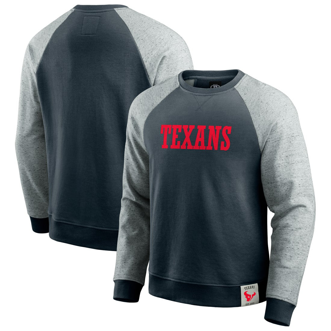 Houston Texans Darius Rucker Collection Colorblock Pullover Sweatshirt | NFL Hot
