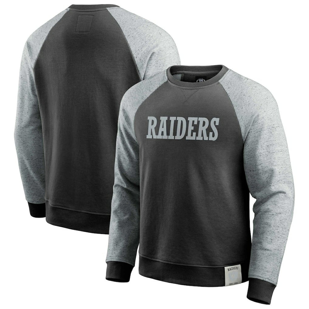 Las Vegas Raiders Darius Rucker Collection Colorblock Pullover Sweatshirt | NFL Hot
