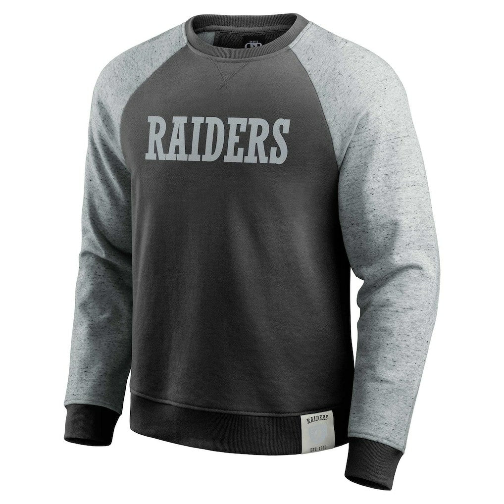 Las Vegas Raiders Darius Rucker Collection Colorblock Pullover Sweatshirt | NFL Hot
