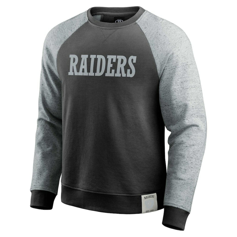 Las Vegas Raiders Darius Rucker Collection Colorblock Pullover Sweatshirt | NFL Hot