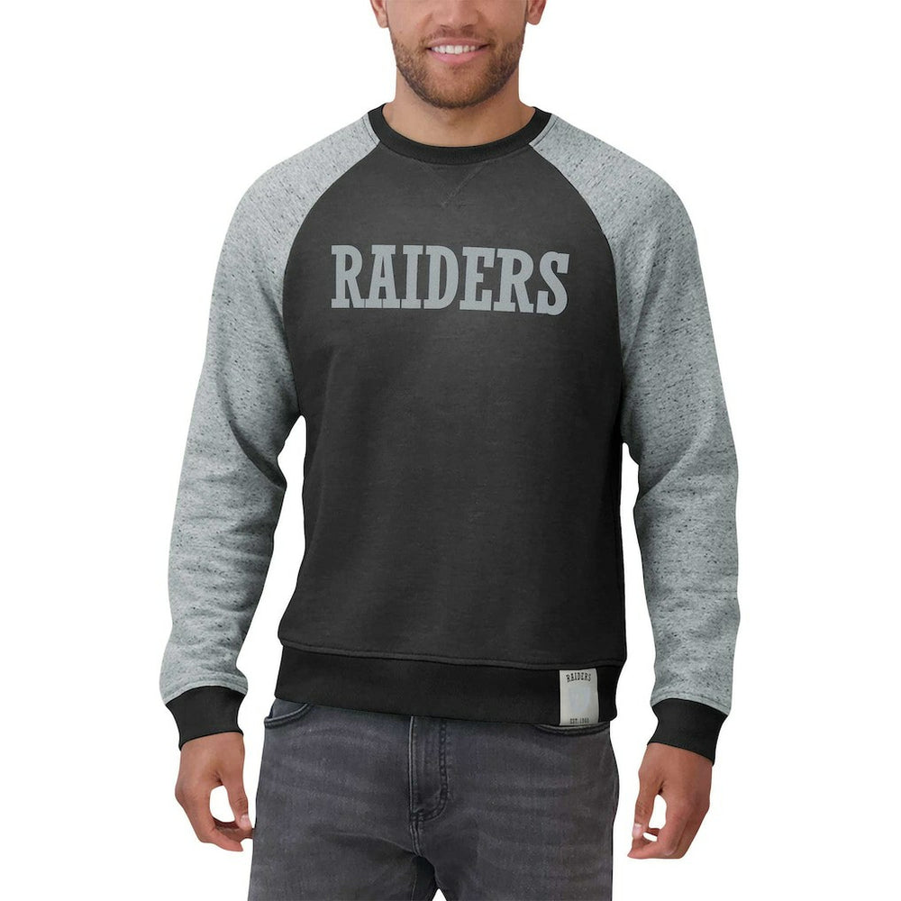 Las Vegas Raiders Darius Rucker Collection Colorblock Pullover Sweatshirt | NFL Hot