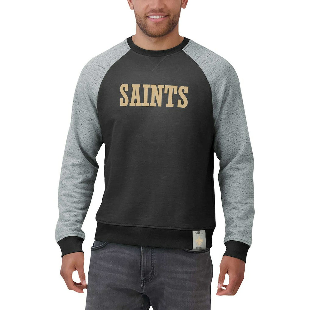 New Orleans Saints Darius Rucker Collection Colorblock Pullover Sweatshirt | NFL Online