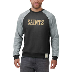 New Orleans Saints Darius Rucker Collection Colorblock Pullover Sweatshirt | NFL Online