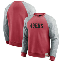 San Francisco 49ers Darius Rucker Collection Colorblock Pullover Sweatshirt | NFL New