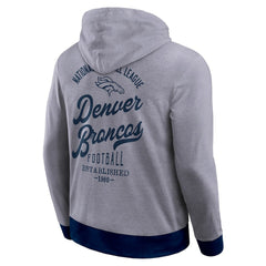 Denver Broncos Darius Rucker Collection Tonal Knit Pullover Hoodie | NFL Near me