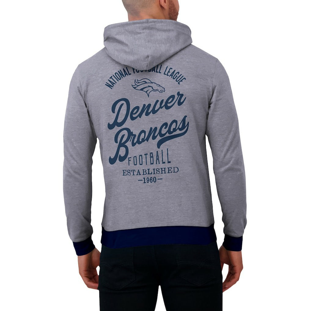 Denver Broncos Darius Rucker Collection Tonal Knit Pullover Hoodie | NFL Near me