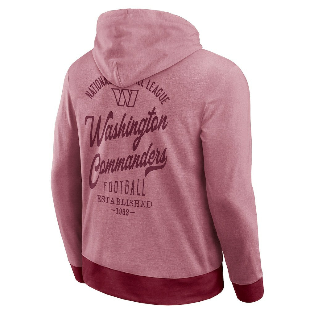 Washington Commanders Darius Rucker Collection Tonal Knit Pullover Hoodie | NFL Hot