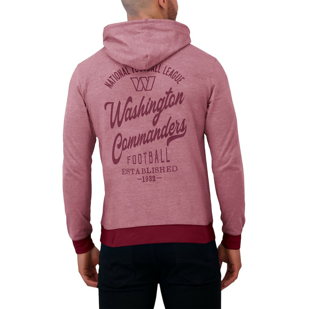 Washington Commanders Darius Rucker Collection Tonal Knit Pullover Hoodie | NFL Hot