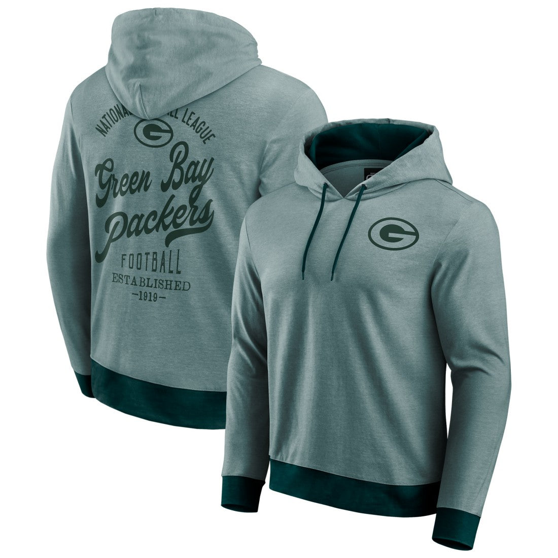 Green Bay Packers Darius Rucker Collection Tonal Knit Pullover Hoodie | NFL Outlet