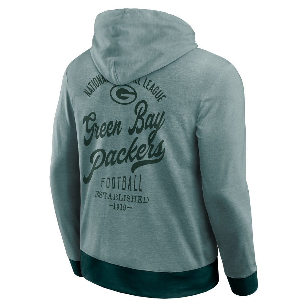 Green Bay Packers Darius Rucker Collection Tonal Knit Pullover Hoodie | NFL Outlet