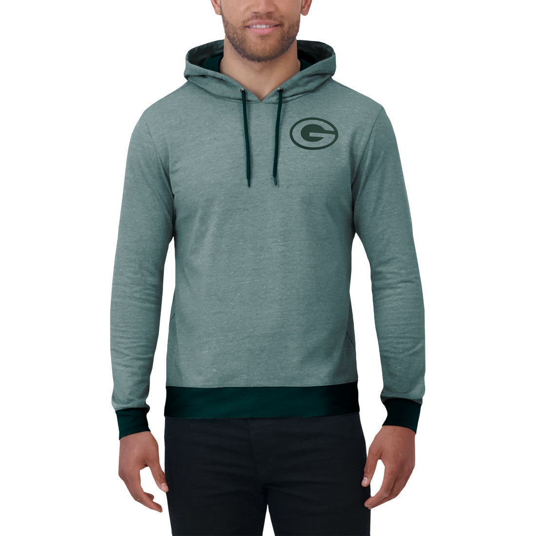 Green Bay Packers Darius Rucker Collection Tonal Knit Pullover Hoodie | NFL Outlet