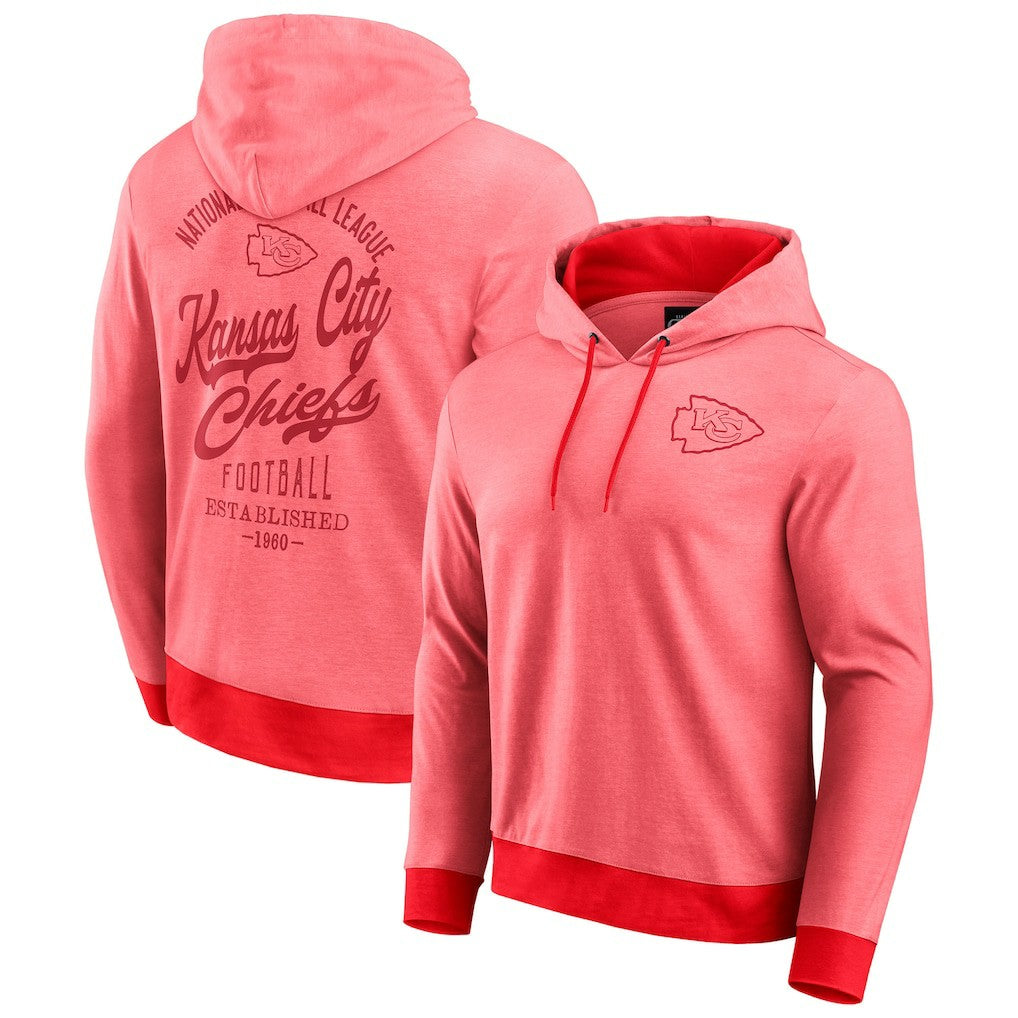 Kansas City Chiefs Darius Rucker Collection Tonal Knit Pullover Hoodie | NFL Discount