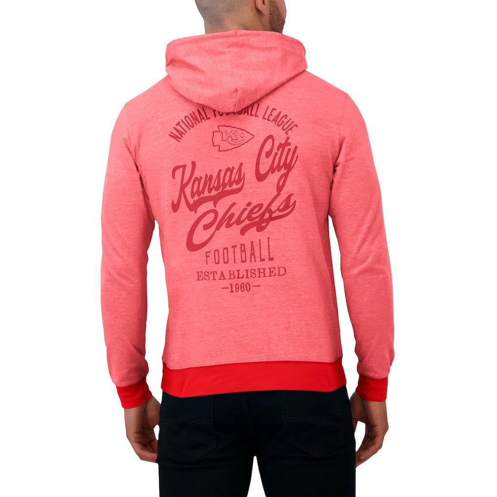 Kansas City Chiefs Darius Rucker Collection Tonal Knit Pullover Hoodie | NFL Discount