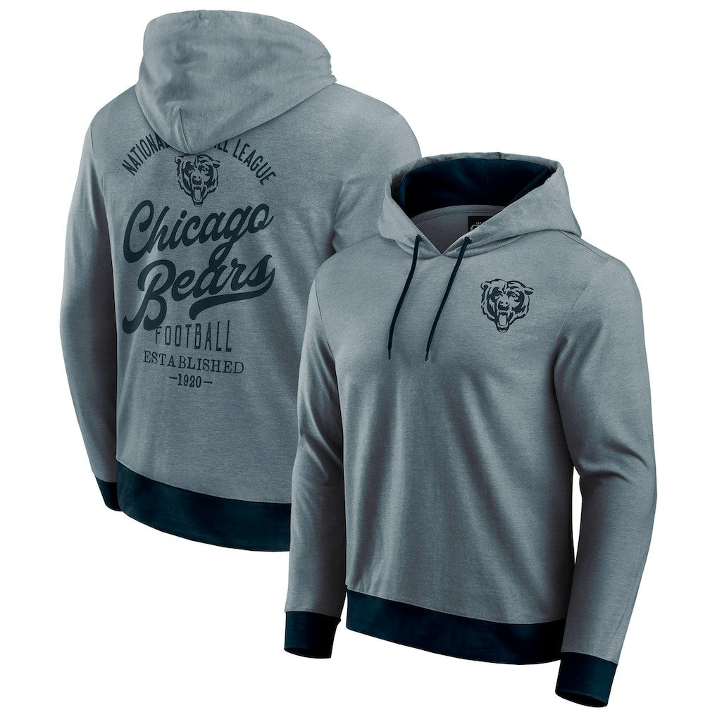 Chicago Bears Darius Rucker Collection Tonal Knit Pullover Hoodie | NFL Near me