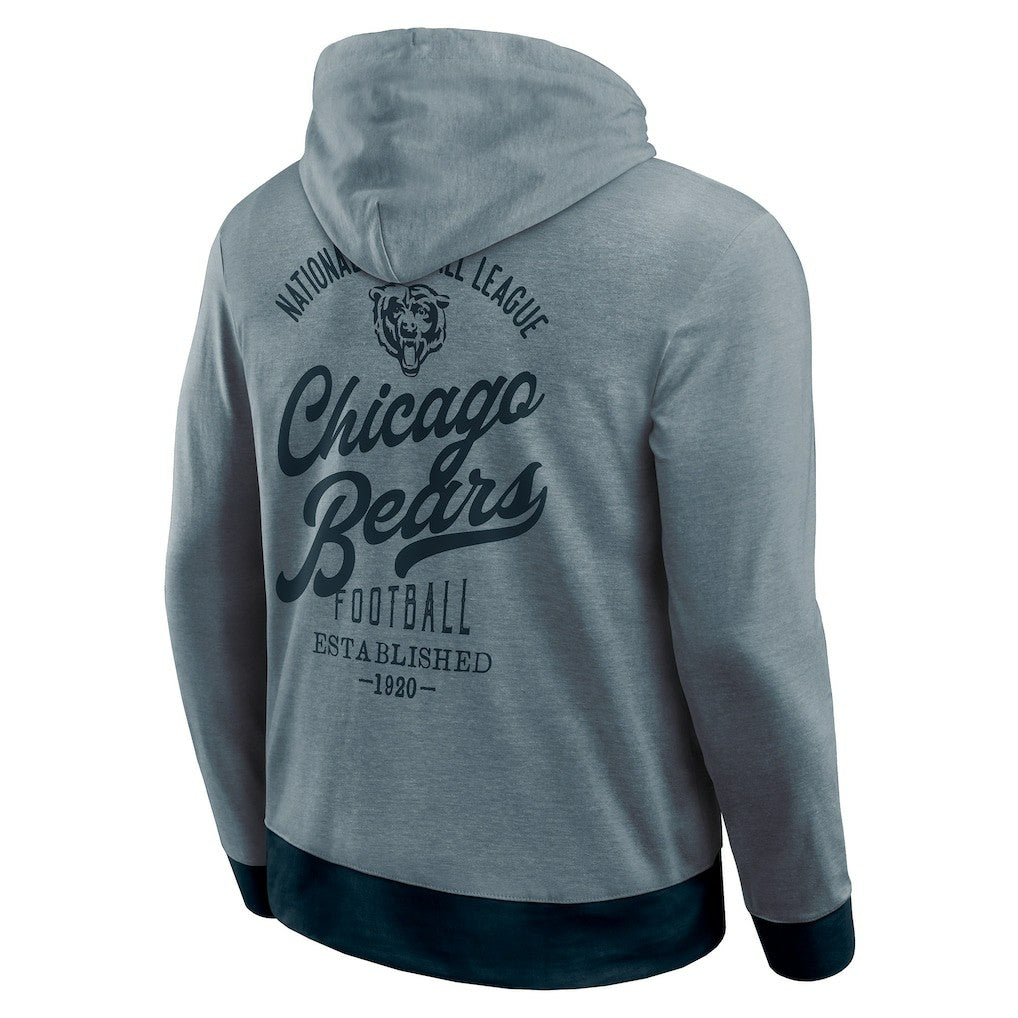 Chicago Bears Darius Rucker Collection Tonal Knit Pullover Hoodie | NFL Near me
