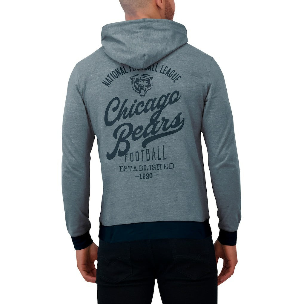 Chicago Bears Darius Rucker Collection Tonal Knit Pullover Hoodie | NFL Near me