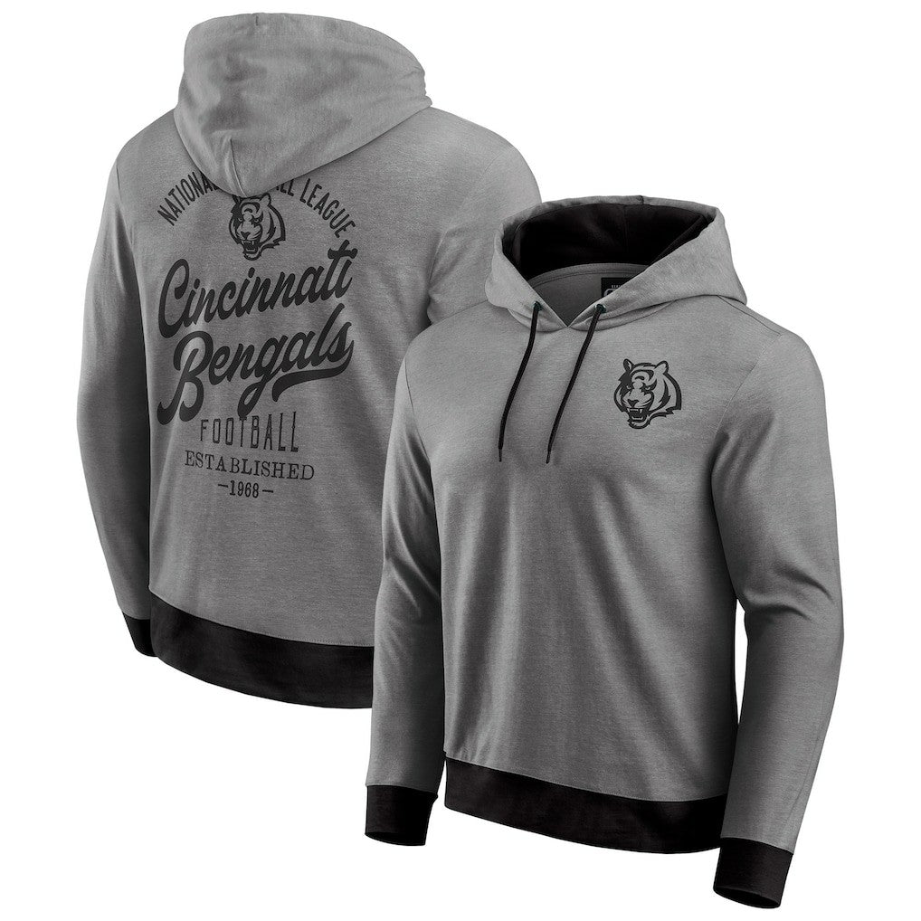 Cincinnati Bengals Darius Rucker Collection Tonal Knit Pullover Hoodie | NFL Hot