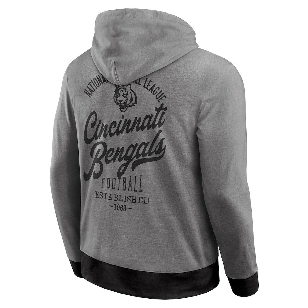 Cincinnati Bengals Darius Rucker Collection Tonal Knit Pullover Hoodie | NFL Hot