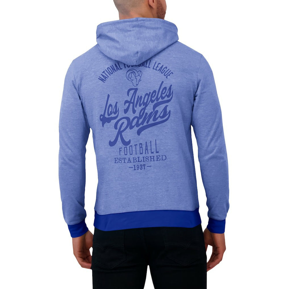 Los Angeles Rams Darius Rucker Collection Tonal Knit Pullover Hoodie | NFL New
