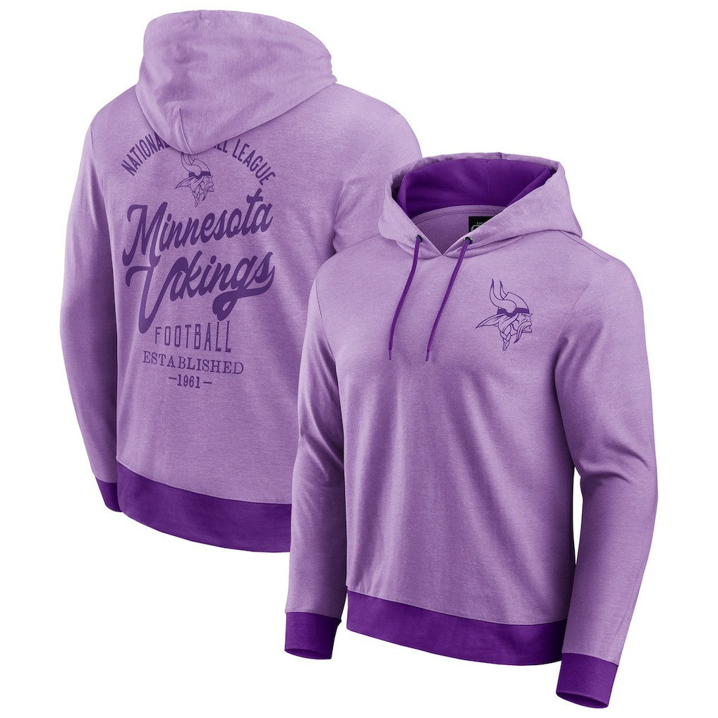 Minnesota Vikings Darius Rucker Collection Tonal Knit Pullover Hoodie | NFL Discount